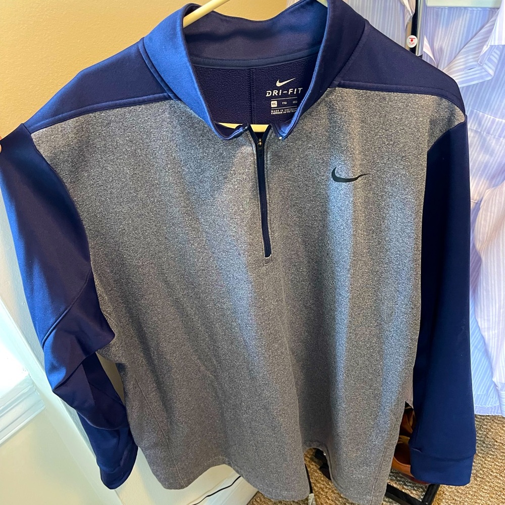 NIKE DRI FIT QUARTER , 1/4 ZIP UP JACKET